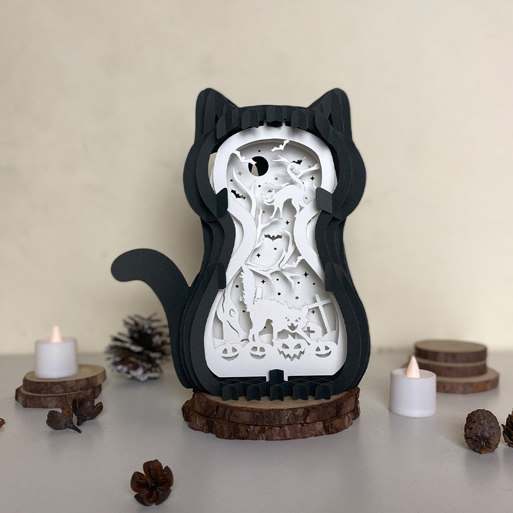 Devil Cats – 3D Pop-Up Card SVG File for Cricut & Silhouette