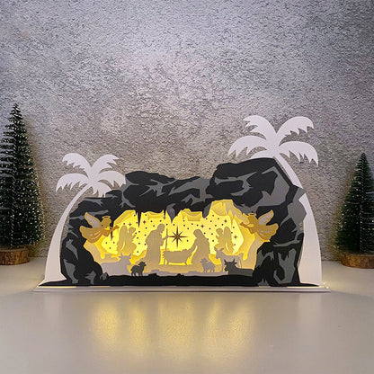 Nativity 1 – 3D Pop-Up Card SVG File for Cricut & Silhouette