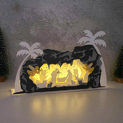Nativity 1 – 3D Pop-Up Card SVG File for Cricut & Silhouette