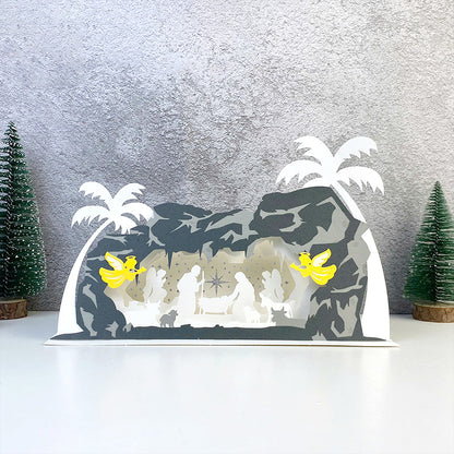 Nativity 1 – 3D Pop-Up Card SVG File for Cricut & Silhouette