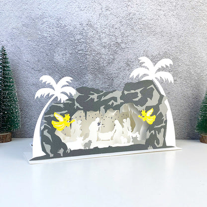 Nativity 1 – 3D Pop-Up Card SVG File for Cricut & Silhouette