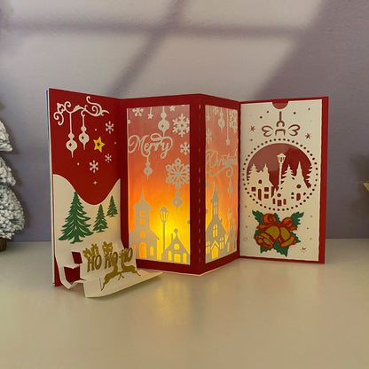 Card Christmas 2 – 3D Pop-Up Card SVG File for Cricut & Silhouette