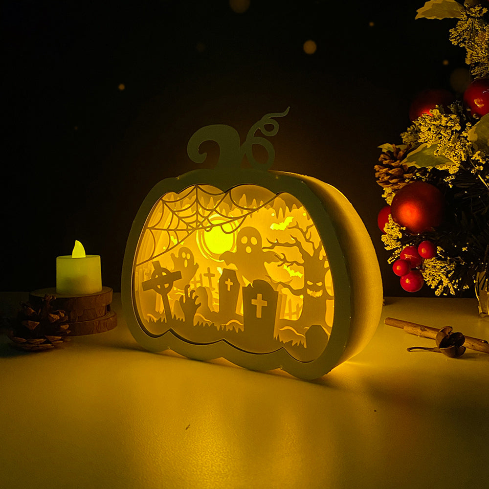 Ghost – 3D Box SVG File for Cricut & Silhouette