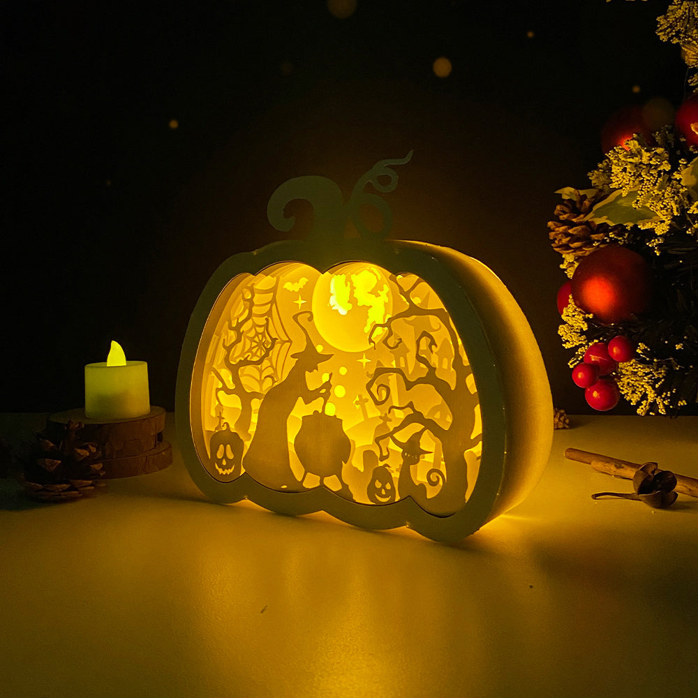 Witch – 3D Box SVG File for Cricut & Silhouette
