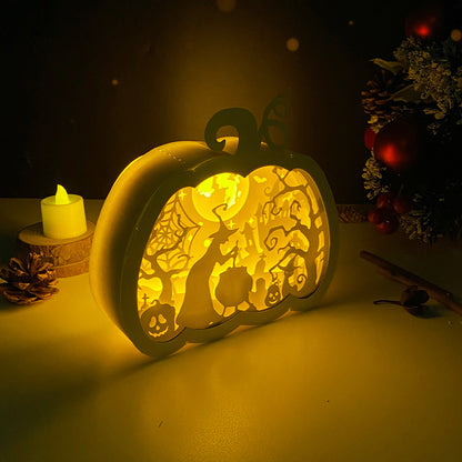 Witch – 3D Box SVG File for Cricut & Silhouette