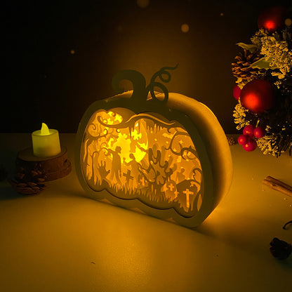 Zombie – 3D Box SVG File for Cricut & Silhouette