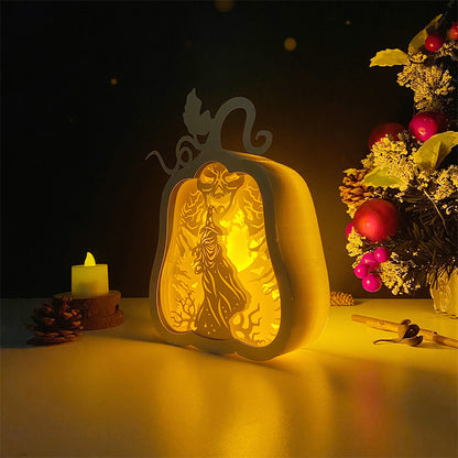 Witch Skull – 3D Box SVG File for Cricut & Silhouette