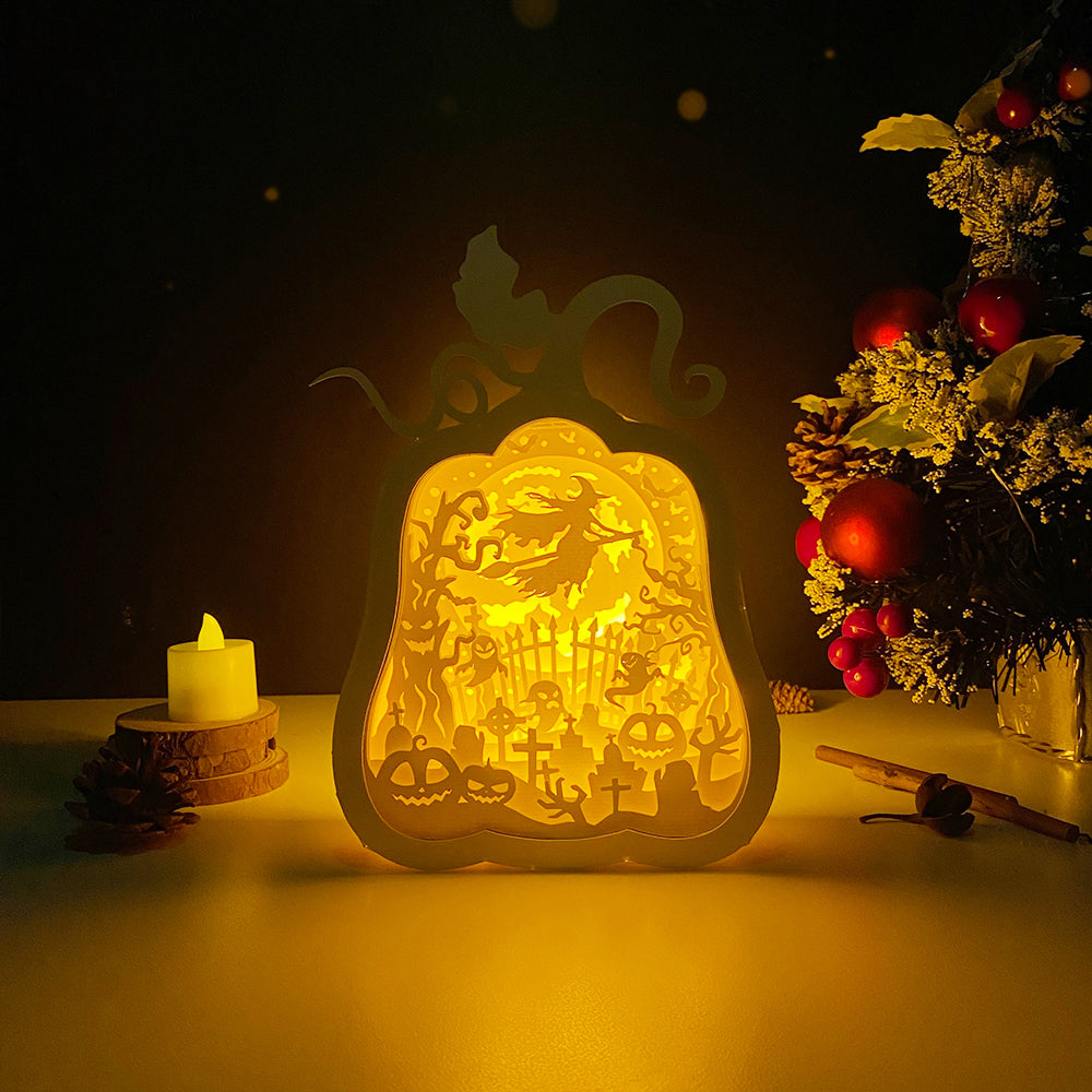 Witch – 3D Box SVG File for Cricut & Silhouette