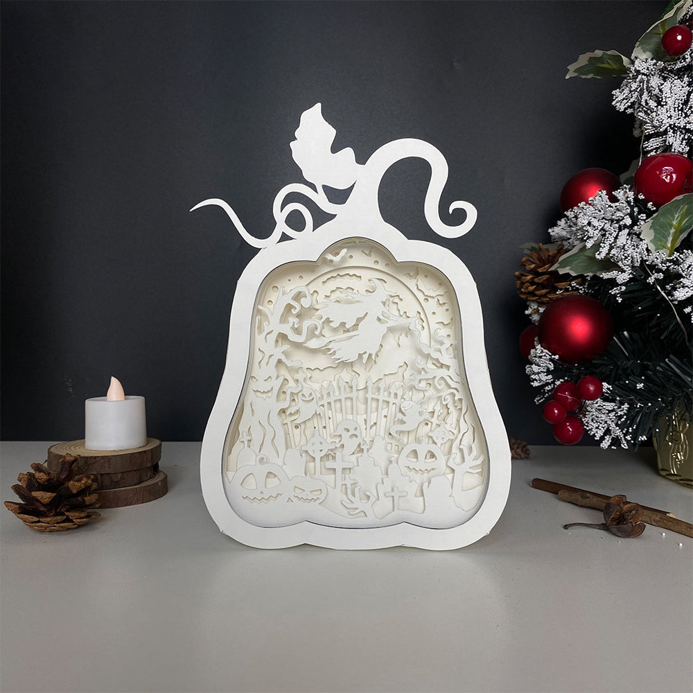 Witch – 3D Box SVG File for Cricut & Silhouette