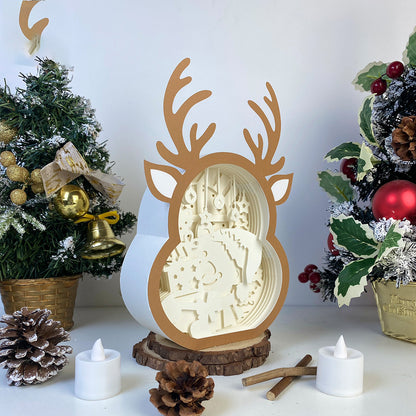 Christmas Bear – 3D Box SVG File for Cricut & Silhouette