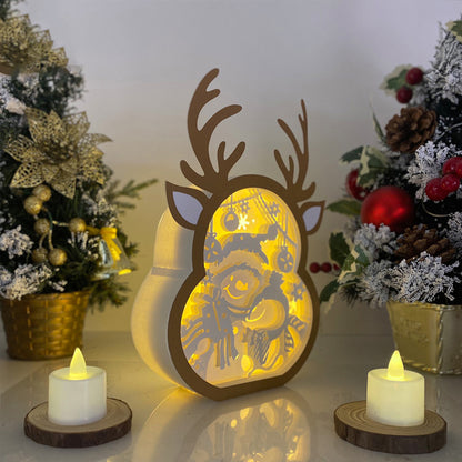 Christmas Snowman – 3D Box SVG File for Cricut & Silhouette