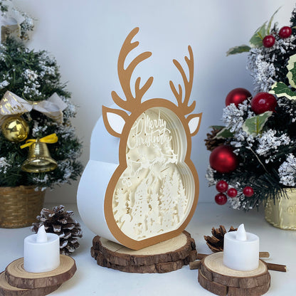 Merry Christmas – 3D Box SVG File for Cricut & Silhouette