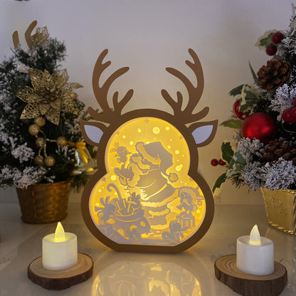 Santa 2 – 3D Box SVG File for Cricut & Silhouette