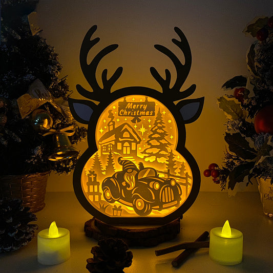 Christmas Gnome – 3D Box SVG File for Cricut & Silhouette