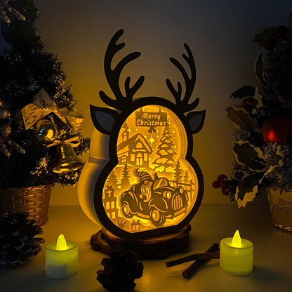 Christmas Gnome – 3D Box SVG File for Cricut & Silhouette