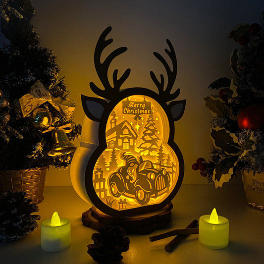 Christmas Gnome – 3D Box SVG File for Cricut & Silhouette