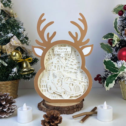 Christmas Gnome – 3D Box SVG File for Cricut & Silhouette