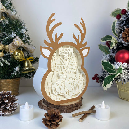 Christmas Gnome – 3D Box SVG File for Cricut & Silhouette