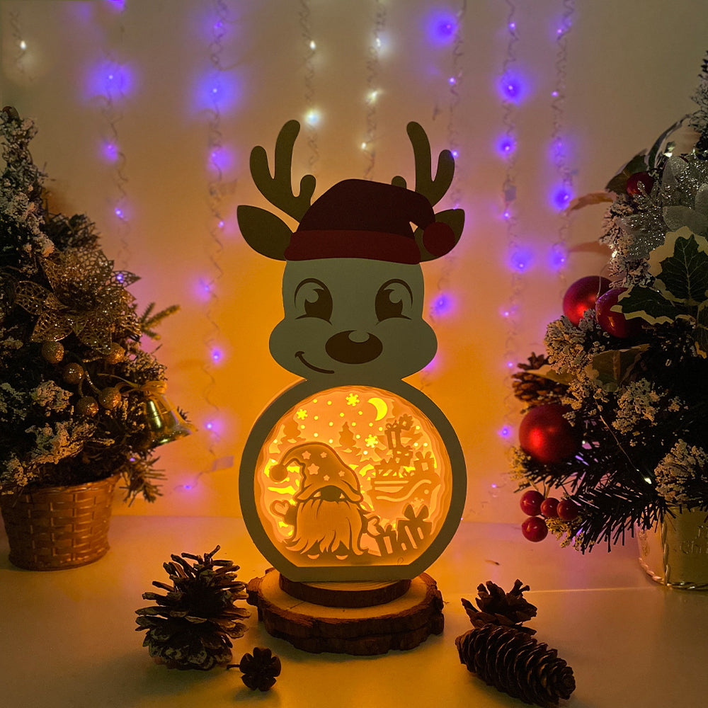 Christmas Gnome – 3D Box SVG File for Cricut & Silhouette