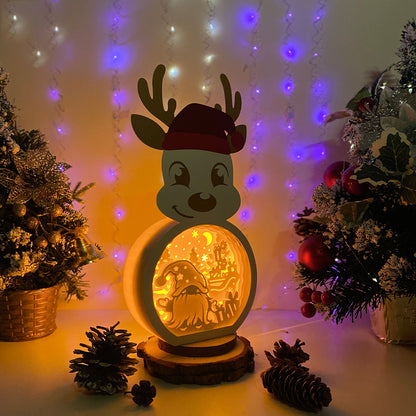 Christmas Gnome – 3D Box SVG File for Cricut & Silhouette