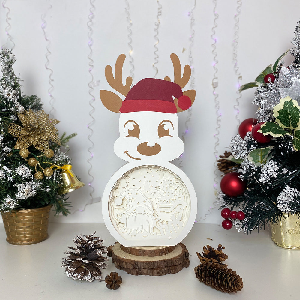 Christmas Gnome – 3D Box SVG File for Cricut & Silhouette