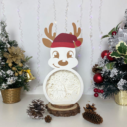 Christmas Gnome – 3D Box SVG File for Cricut & Silhouette