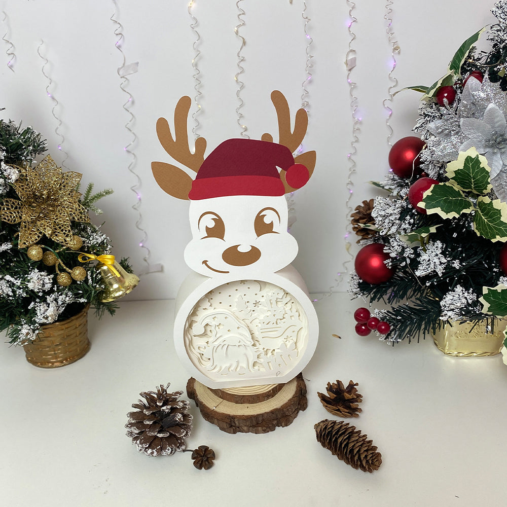 Christmas Gnome – 3D Box SVG File for Cricut & Silhouette