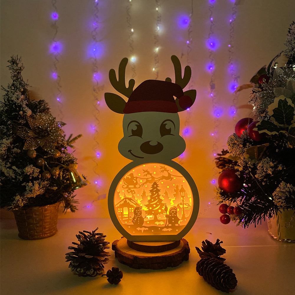 Xmas Snowman – 3D Box SVG File for Cricut & Silhouette