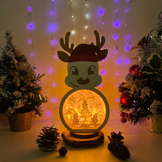 Xmas Snowman – 3D Box SVG File for Cricut & Silhouette