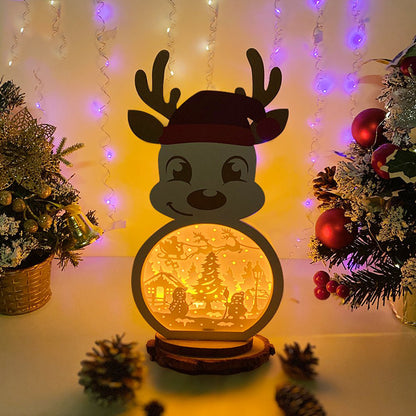 Xmas Snowman – 3D Box SVG File for Cricut & Silhouette