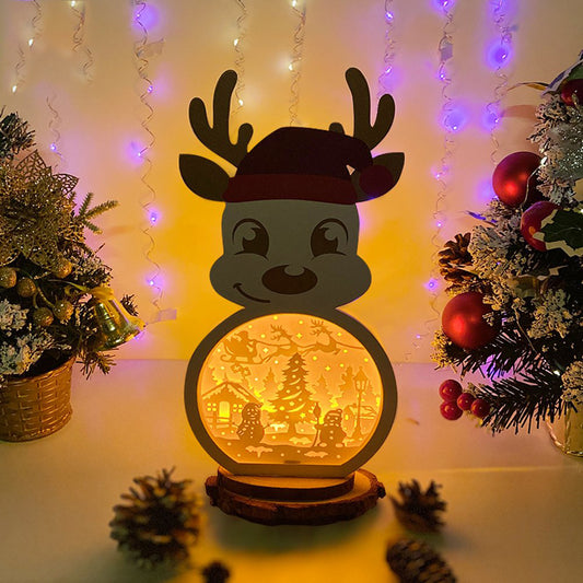 Xmas Snowman – 3D Box SVG File for Cricut & Silhouette
