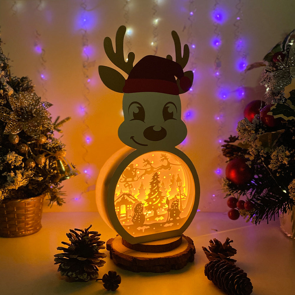 Xmas Snowman – 3D Box SVG File for Cricut & Silhouette