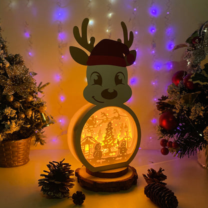 Xmas Snowman – 3D Box SVG File for Cricut & Silhouette