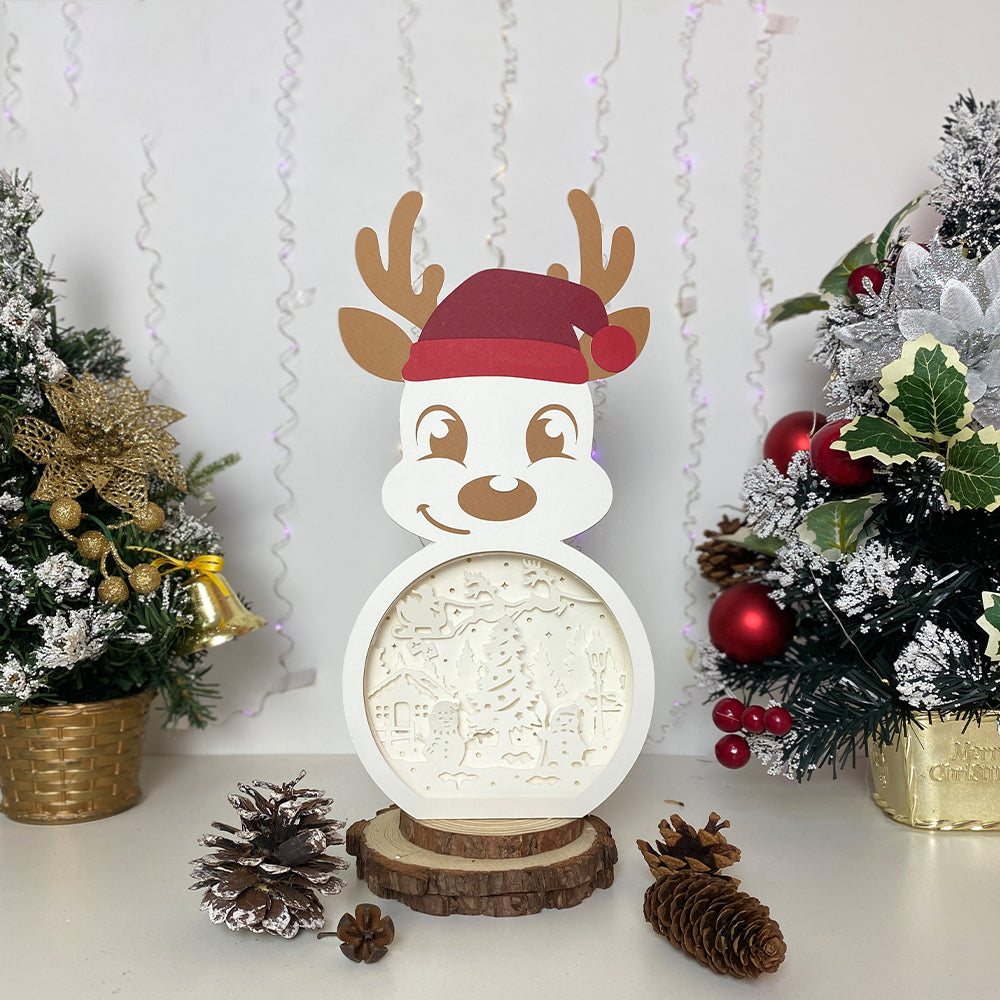 Xmas Snowman – 3D Box SVG File for Cricut & Silhouette