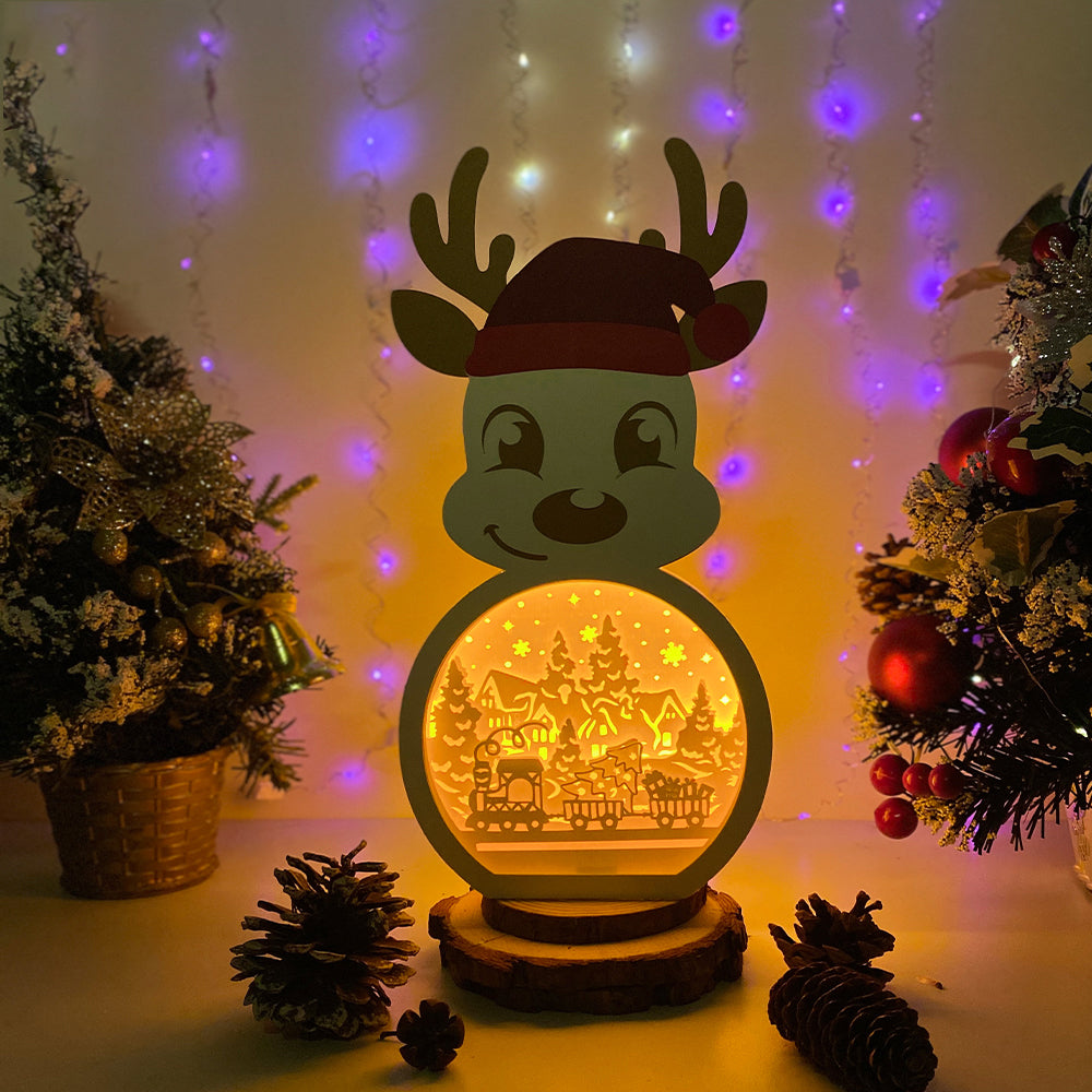 Xmas Train – 3D Box SVG File for Cricut & Silhouette