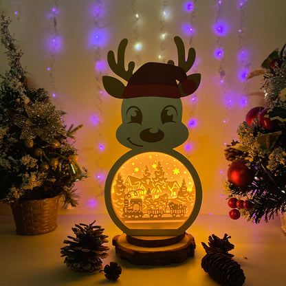 Xmas Train – 3D Box SVG File for Cricut & Silhouette