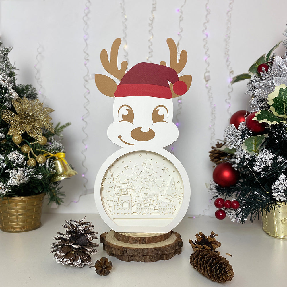 Xmas Train – 3D Box SVG File for Cricut & Silhouette