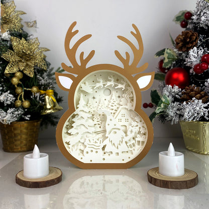 Christmas Gnome 2 – 3D Box SVG File for Cricut & Silhouette