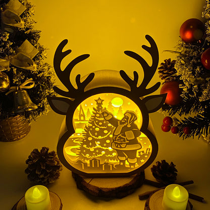 Santa – 3D Box SVG File for Cricut & Silhouette