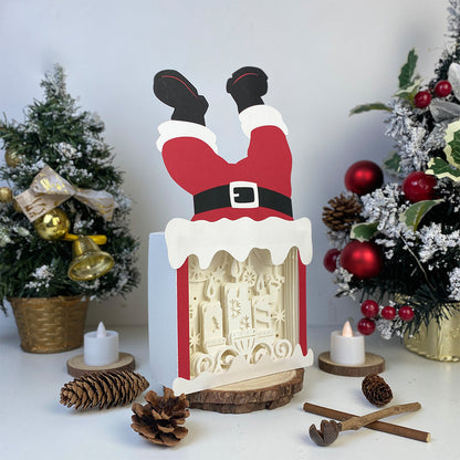 Christmas Candles – 3D Box SVG File for Cricut & Silhouette