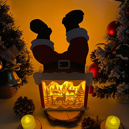 Christmas Deer – 3D Box SVG File for Cricut & Silhouette