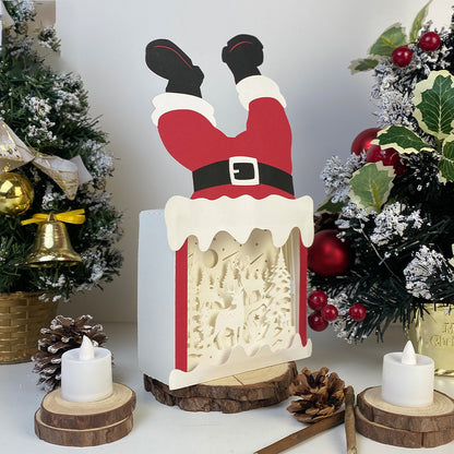 Christmas Deer – 3D Box SVG File for Cricut & Silhouette