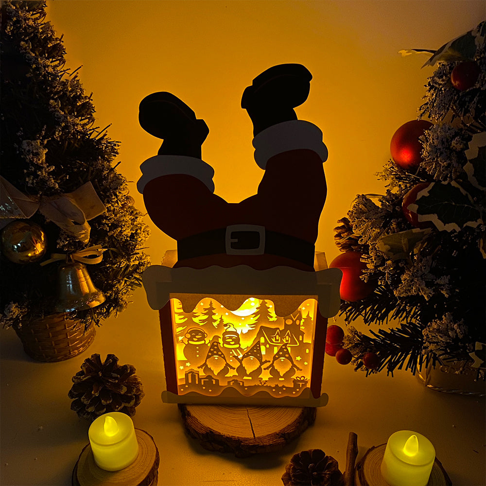 Christmas Gnome 1 – 3D Box SVG File for Cricut & Silhouette