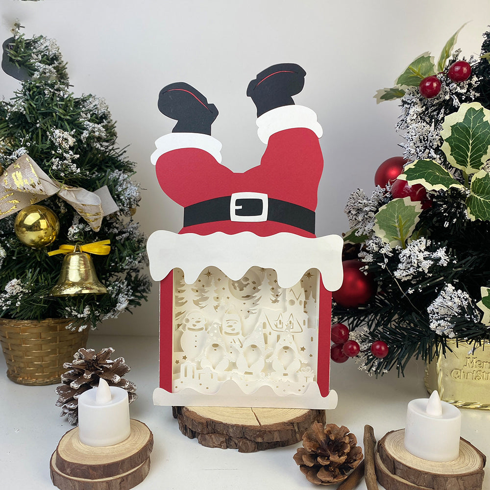 Christmas Gnome 1 – 3D Box SVG File for Cricut & Silhouette