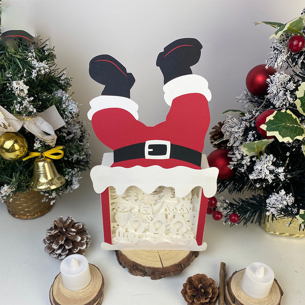 Christmas Gnome 1 – 3D Box SVG File for Cricut & Silhouette