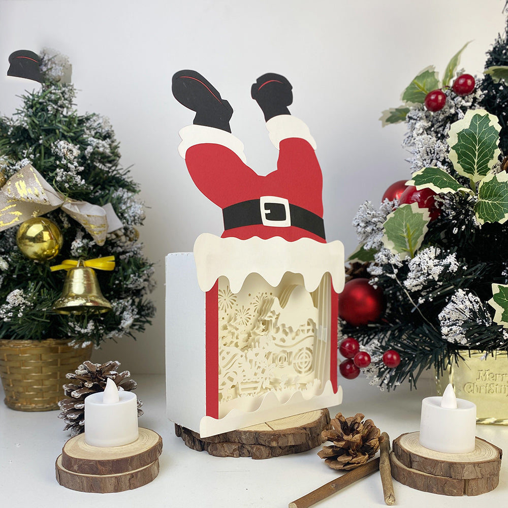 Christmas Gnome 2 – 3D Box SVG File for Cricut & Silhouette