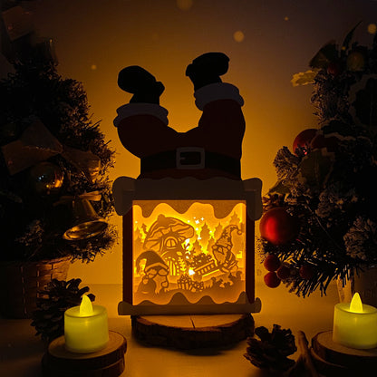Christmas Gnome 3 – 3D Box SVG File for Cricut & Silhouette