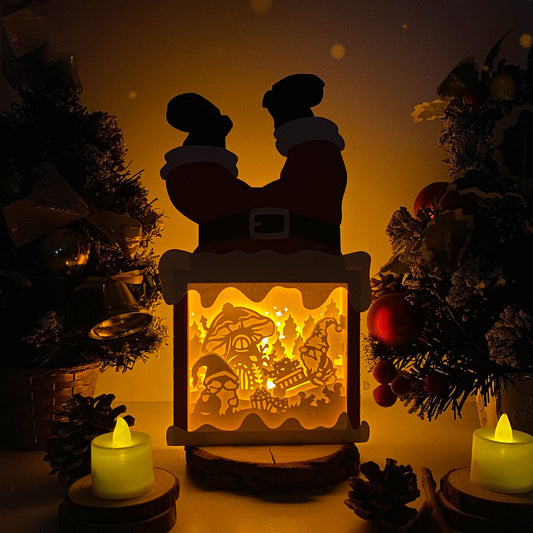 Christmas Gnome 3 – 3D Box SVG File for Cricut & Silhouette