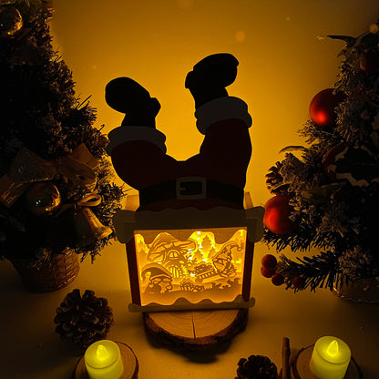 Christmas Gnome 3 – 3D Box SVG File for Cricut & Silhouette