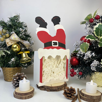Christmas Gnome 3 – 3D Box SVG File for Cricut & Silhouette